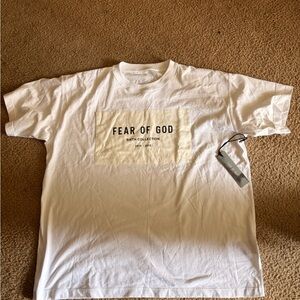Fear of God White Men's Shirt Size Large